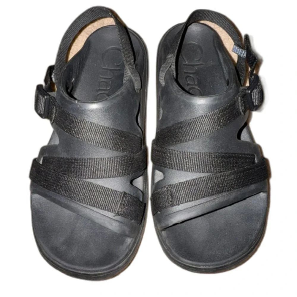 Chacos Chillos Black Sport Strap Sandals Kids 6